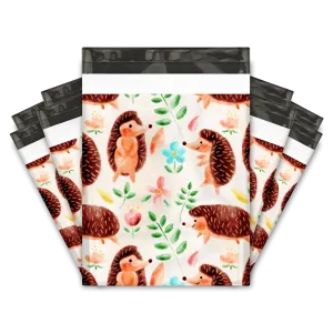 10x13 Hedgehog Designer Poly Mailers Shipping Envelopes Premium Printed Bags