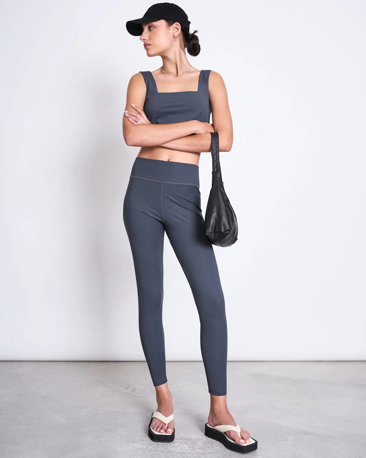 ACTIVE LEGGINGS HALLIN SOLID GREY