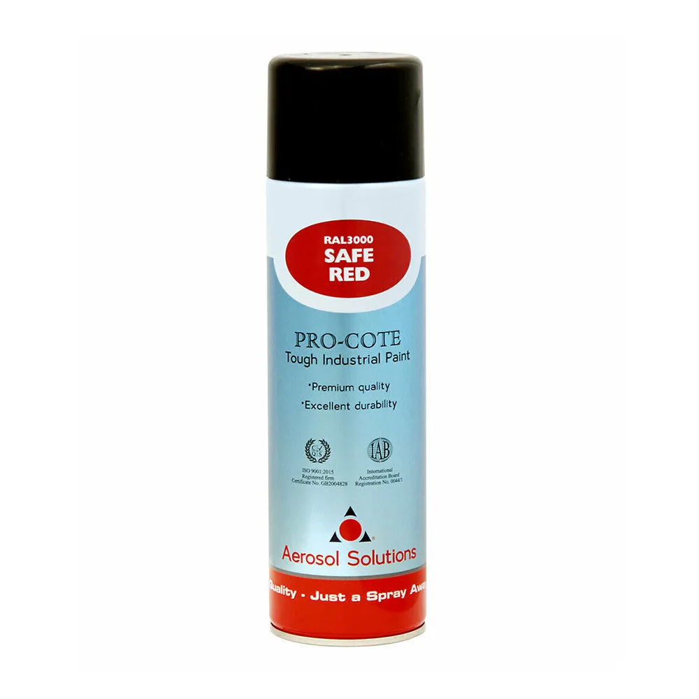 Aerosol Solutions Pro-Cote Industrial Spray Paint 500ml - Colour / Top Coat