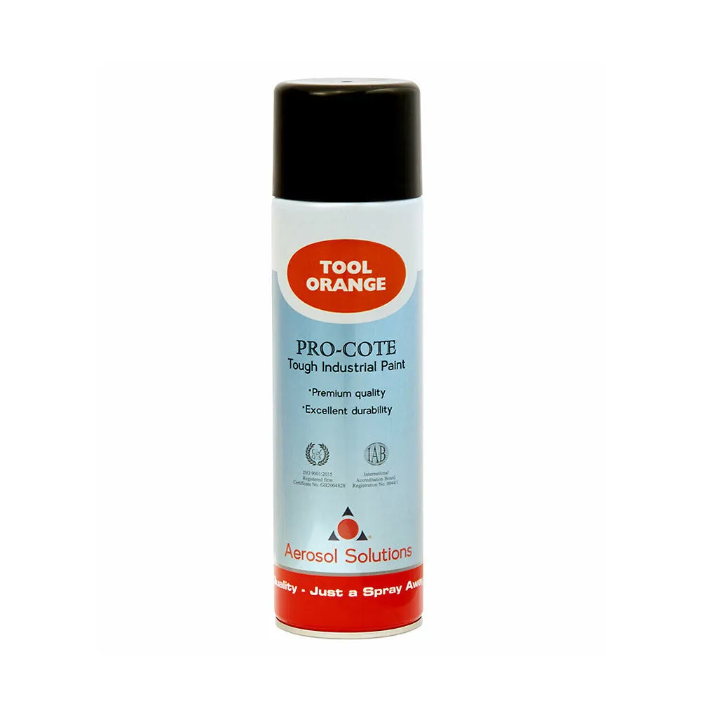 Aerosol Solutions Pro-Cote Industrial Spray Paint 500ml - Colour / Top Coat