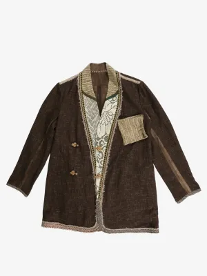 COMMUNS - Unisex Lace V-Neck Jacket