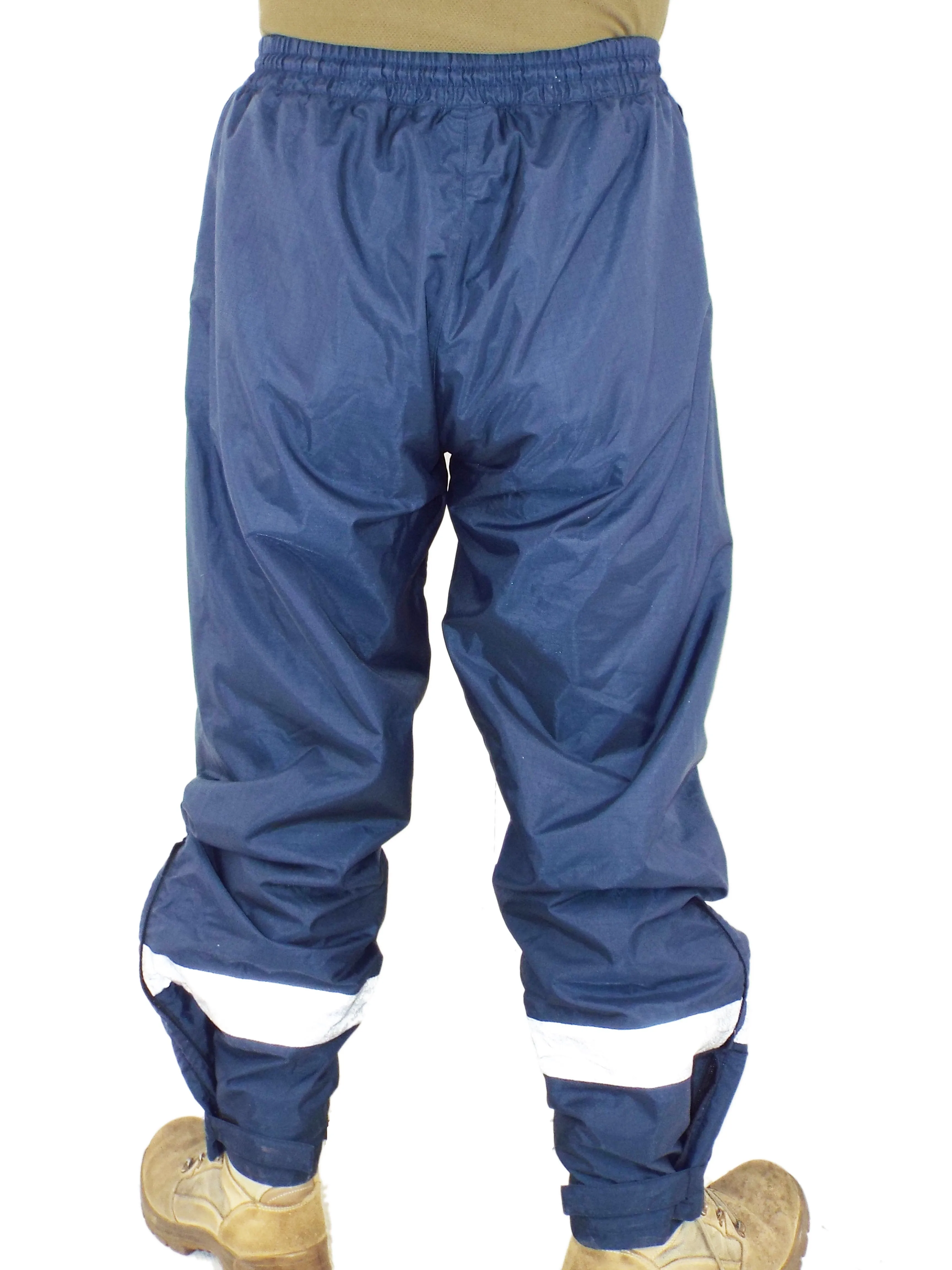 Dutch - Blue Waterproof Rip-Stop Over-Trousers with reflective band – Grade 1