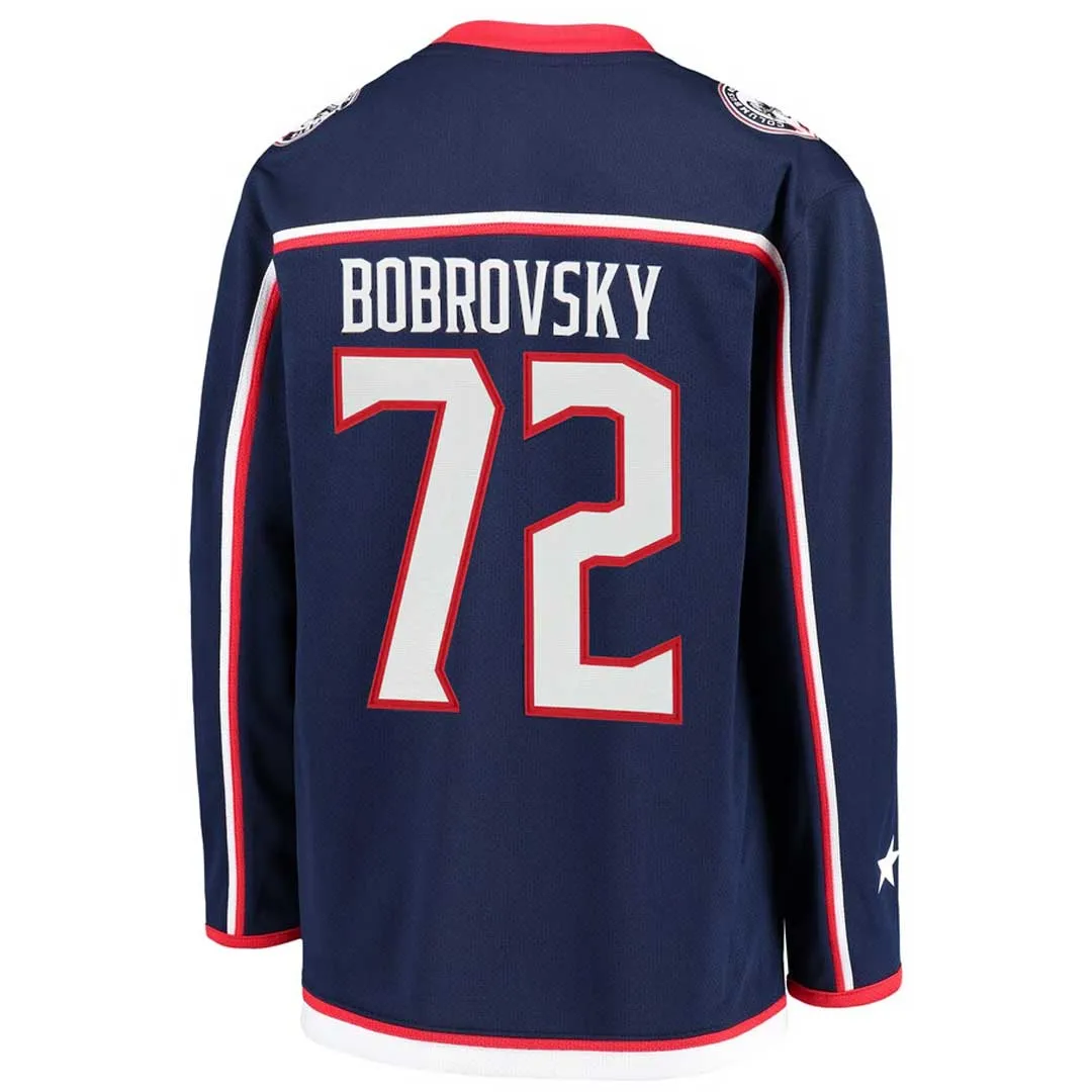 Fanatics - Kids' (Youth) Columbus Blue Jackets Bobrovsky Home Replica Jersey (265Y CBJH H39 72B)