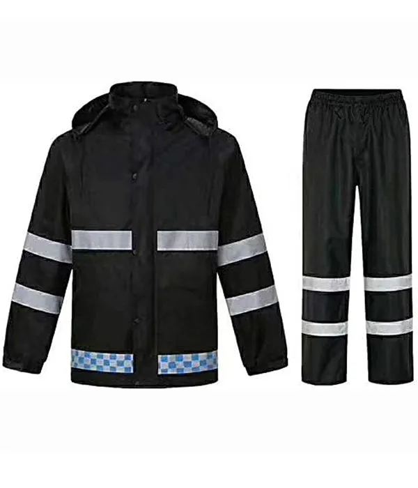 High Visibility Safety Rain suit Jacket High Visibility Reflective Rain Coats