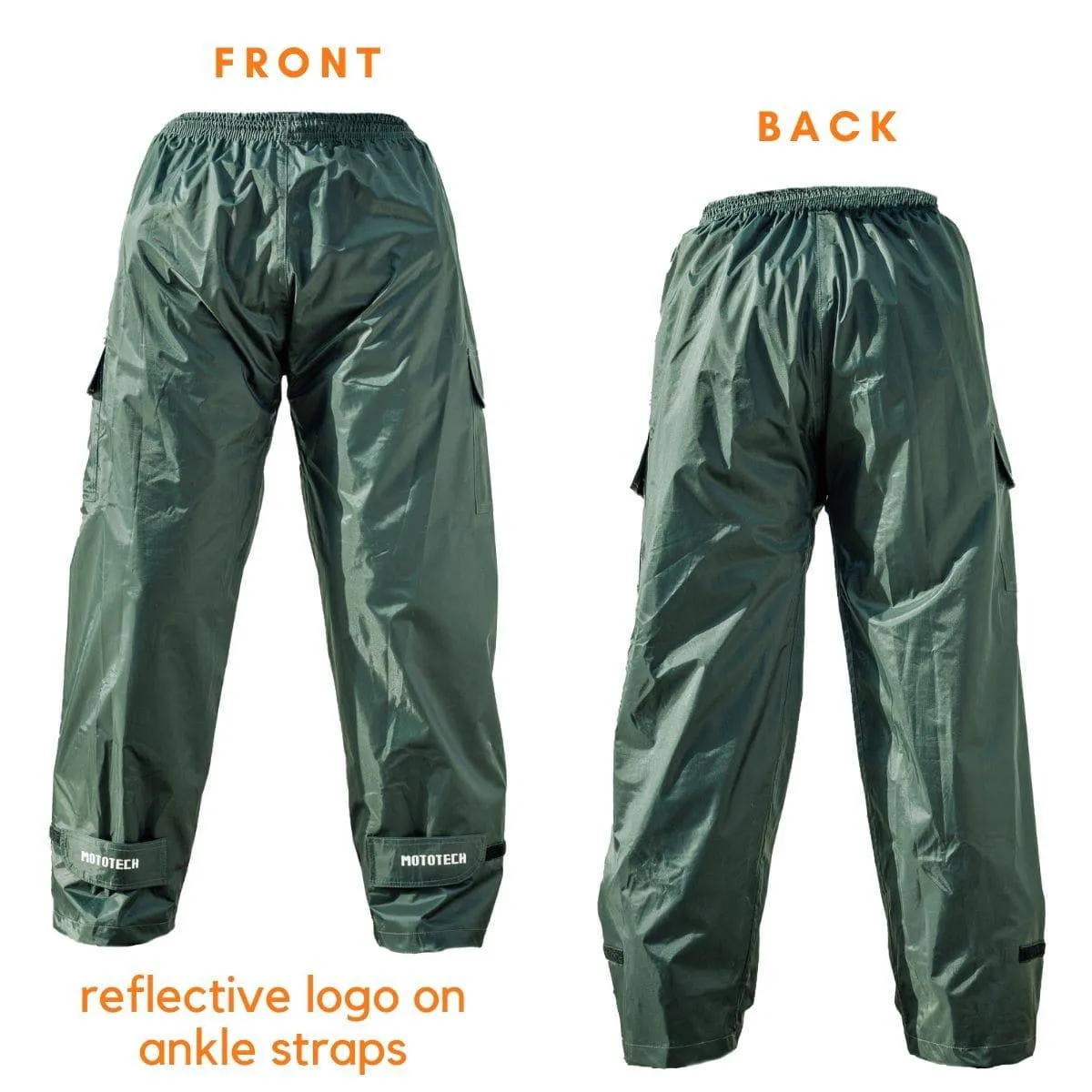 Hurricane TourPro Rain Overtrousers with Cargo Pockets - Waterproof Pants - Dark Grey