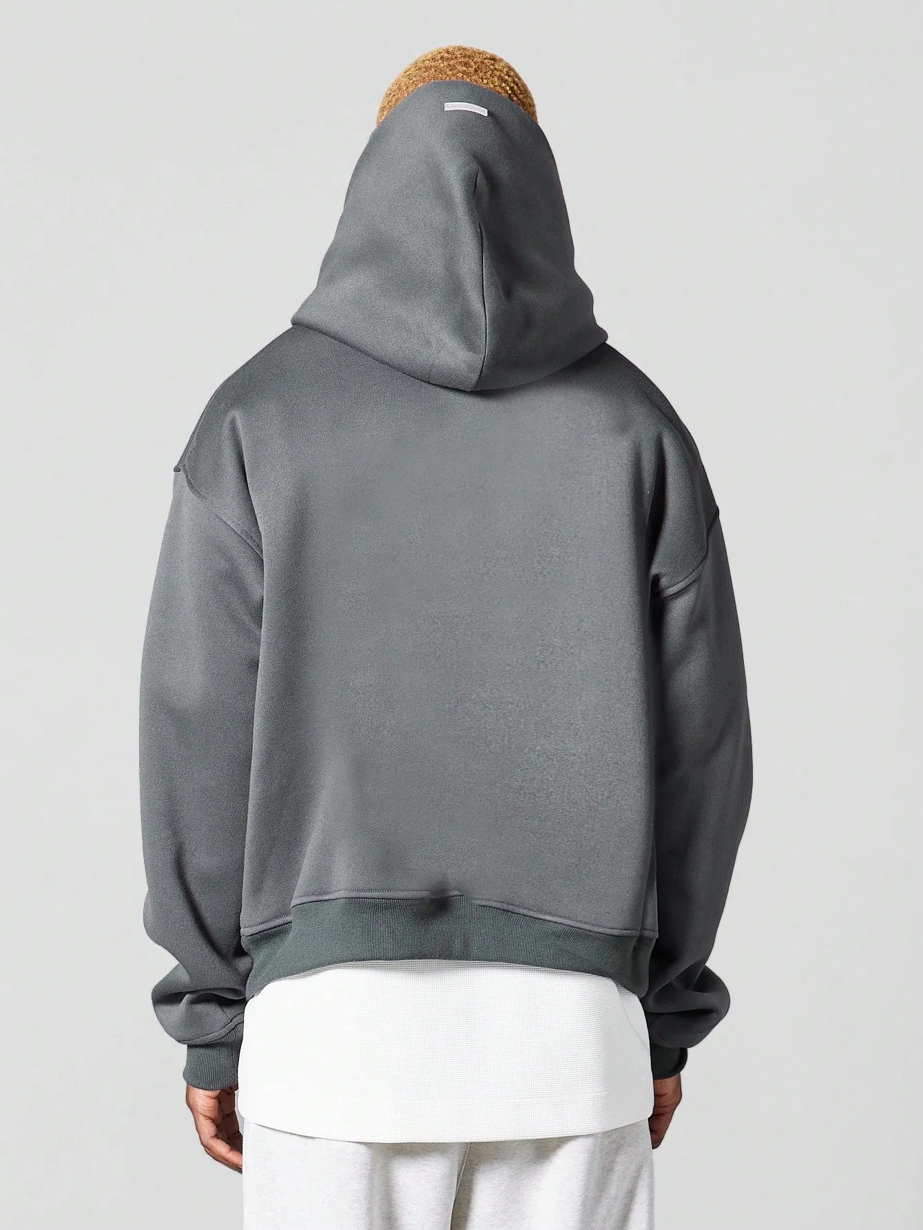 Masked Overhead Hoodie With Side Pockets