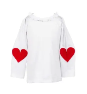 Red Heart Applique Shirt