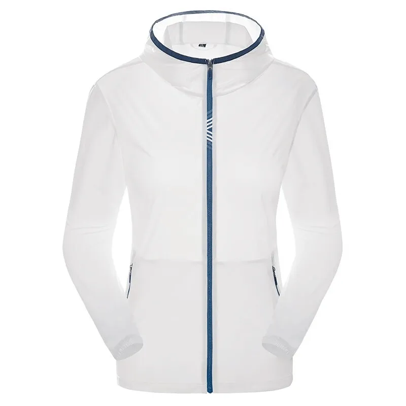 Reflective Solid Color Quick Dry Running Jacket for Women - SF0312