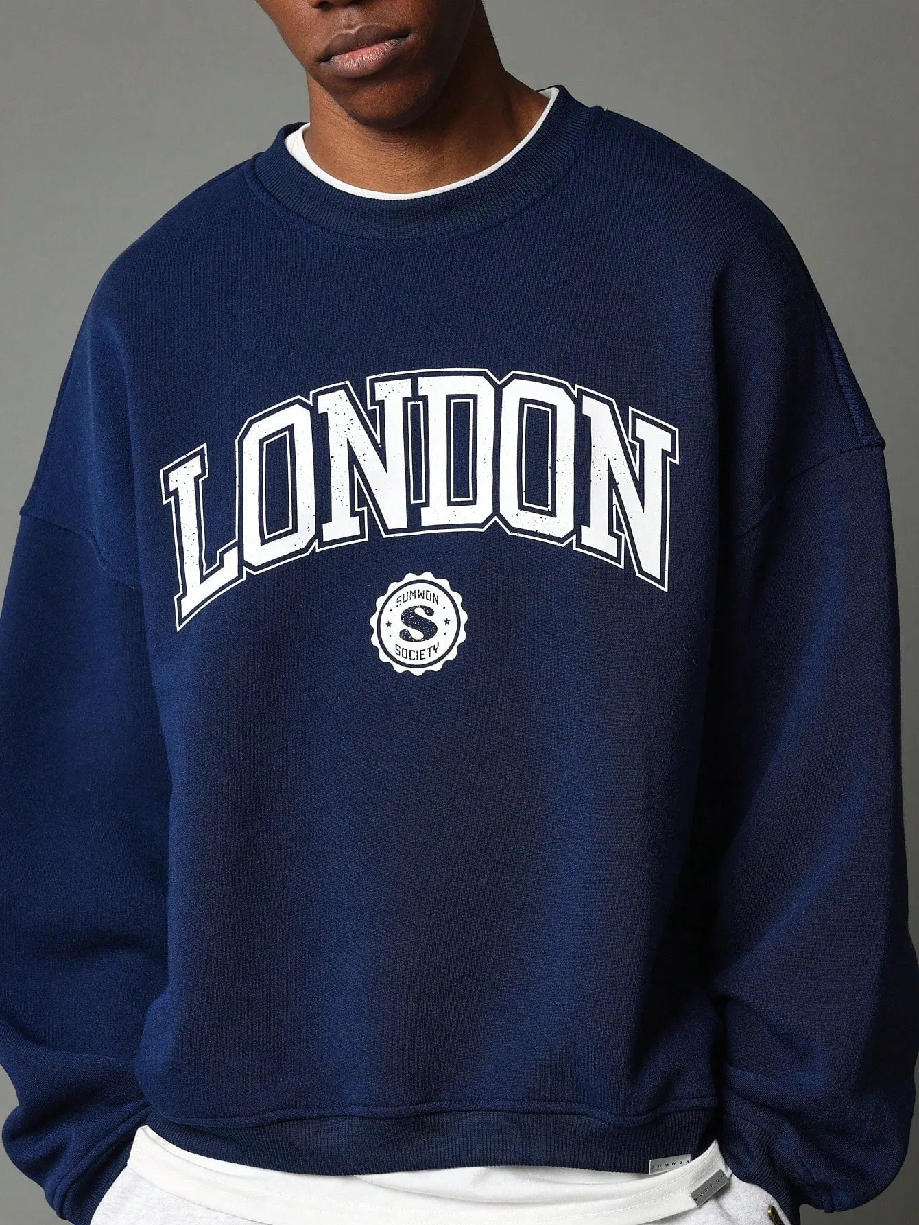 Regular Fit London Graphic Print Sweatshirt