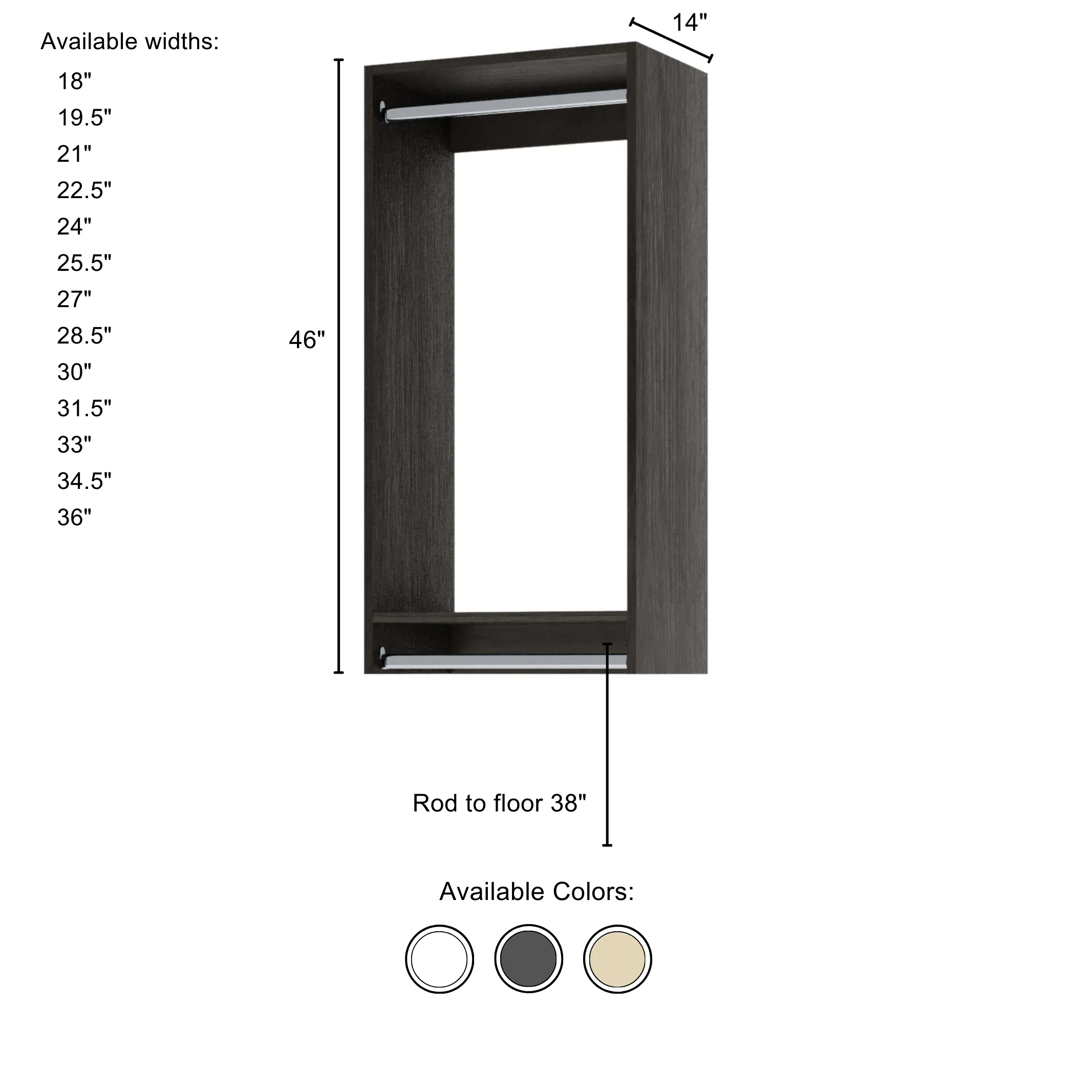 Vista Double Hanging