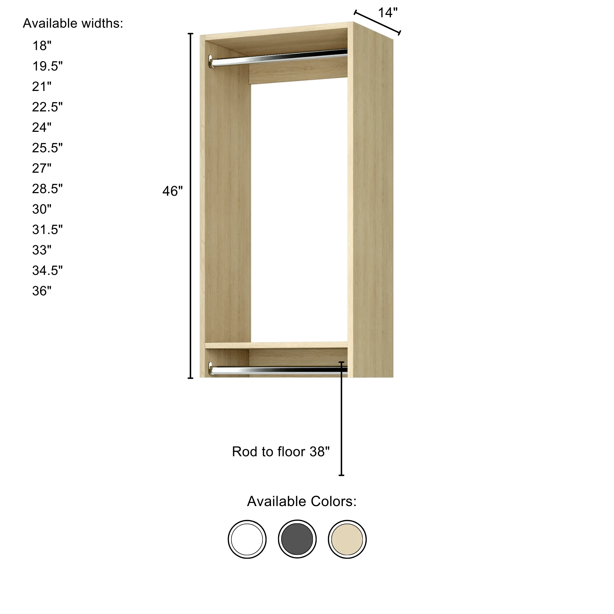 Vista Double Hanging