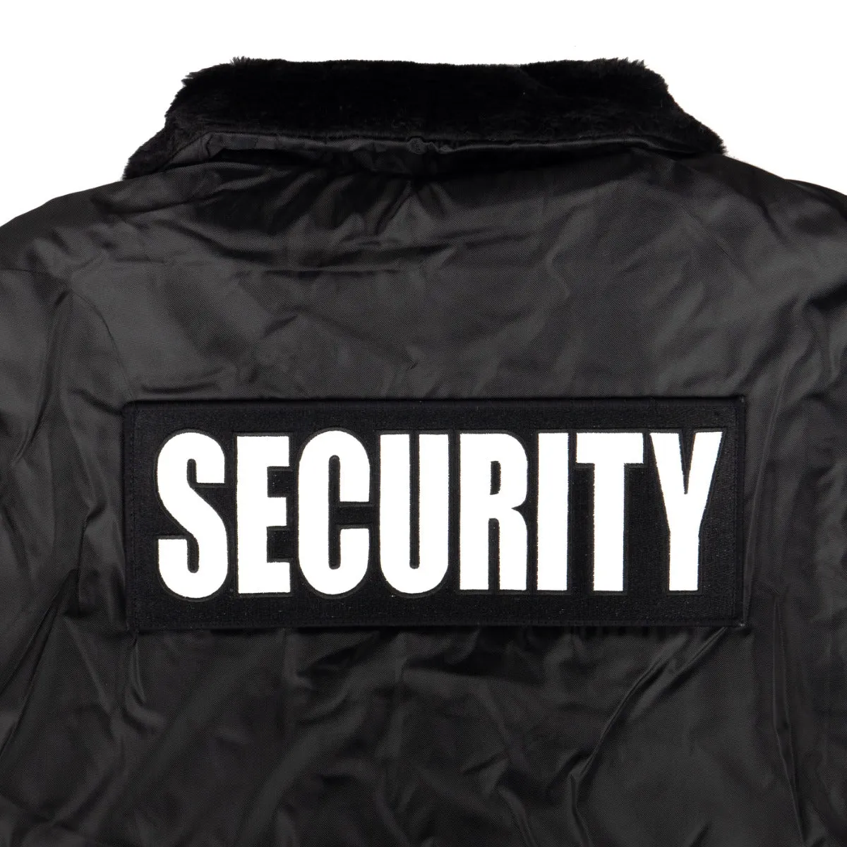 Watch-Guard Bomber Jacket (Black) with Reflective Security ID