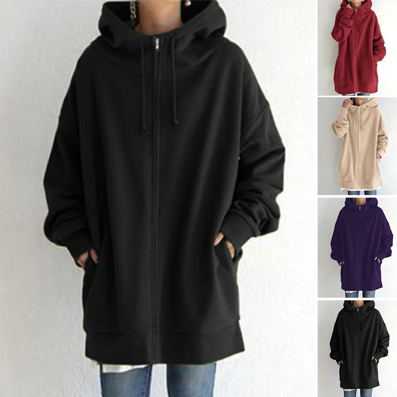 Women Cozy Winter Oversized Pullover Hoodie