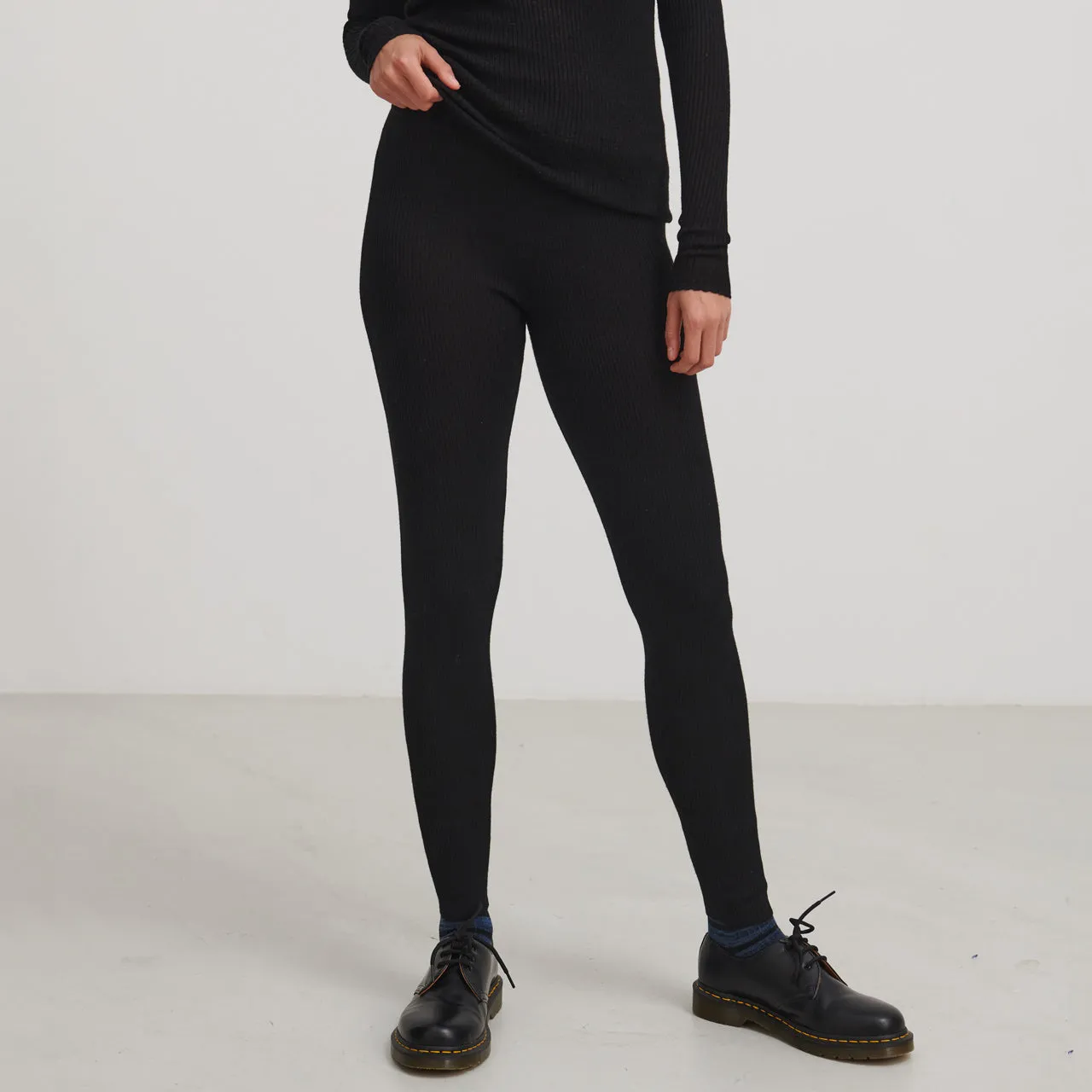 Women's Rib Leggings - 100% Merino (S-L)